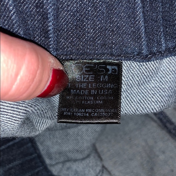 Dark blue Joes denim jeggins - Picture 2 of 4